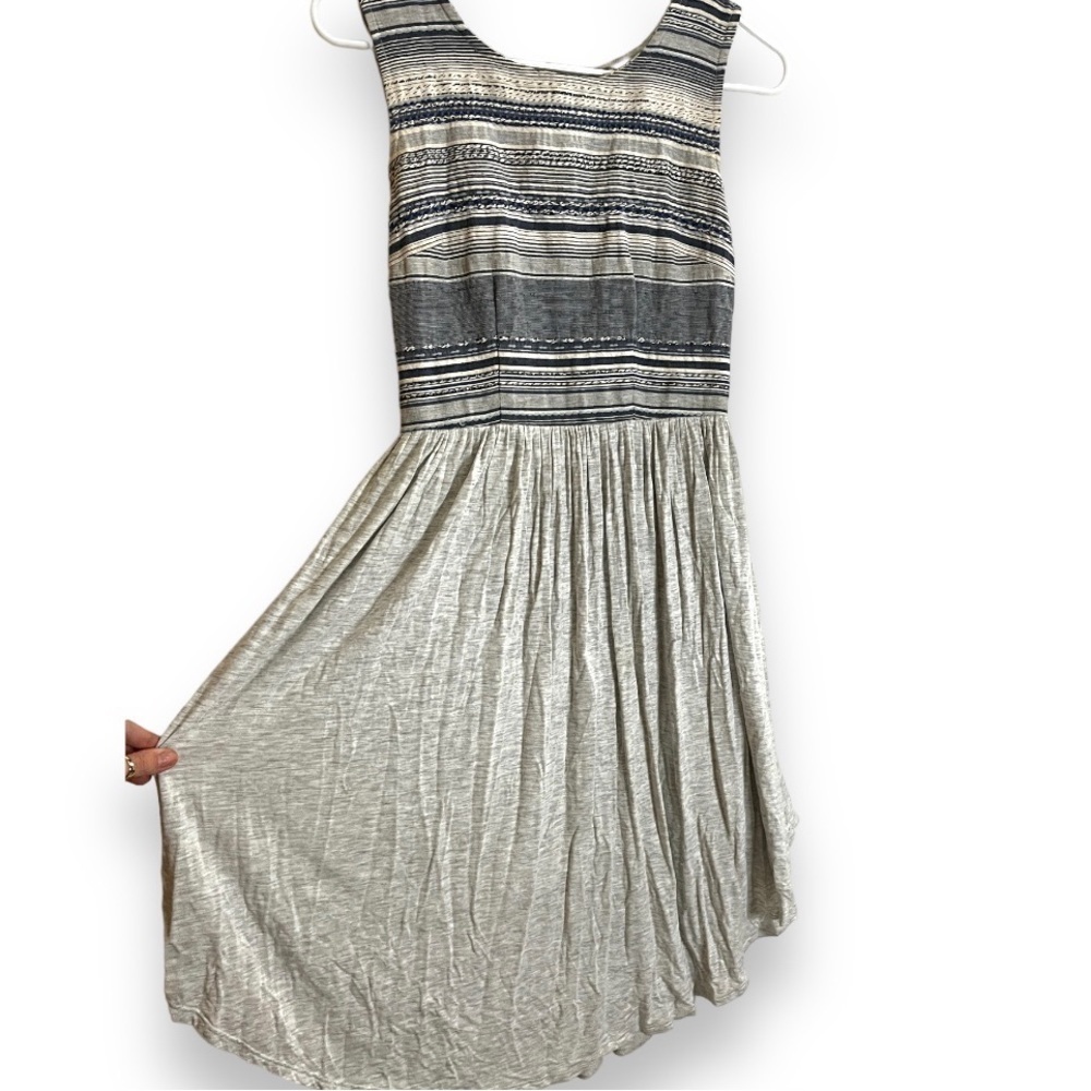Anthropologie Dolan left coast collection flowy chambray mini summer dress XS
